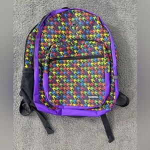 Yak Pak People Backpack with Multicolor Accents